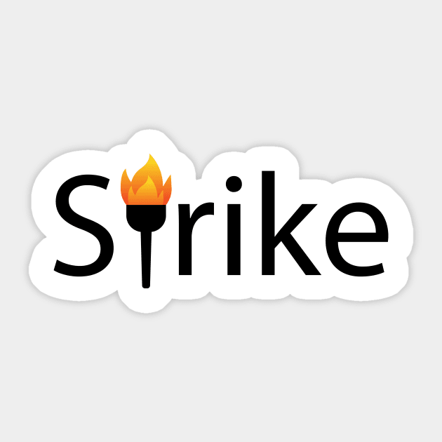 Strike creative artwork Sticker by D1FF3R3NT